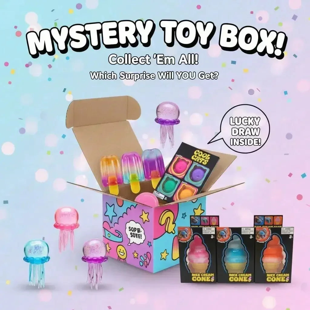 Mystery Squishy Surprise Box – Novelty Stress Relief Toy