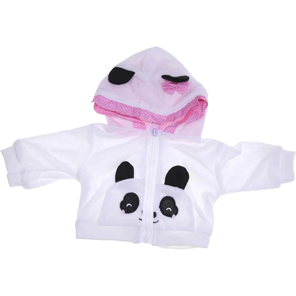 Panda Baby Doll Outfit Set for 18-20 Inch Reborn Dolls