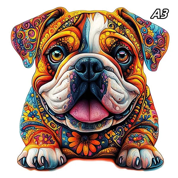 Wooden Animal Jigsaw Puzzle for Kids and Adults