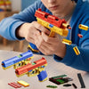 Realistic Building Block Toy Pistol with Shell-Ejecting Action