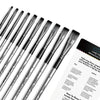 10-Piece Flat Paint Brush Set for Artists – Acrylic, Watercolor, Oil & Gouache