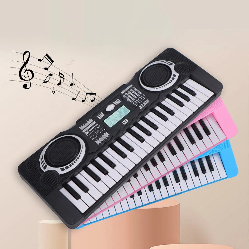 37-Key Electronic Keyboard Piano for Kids with LED Display
