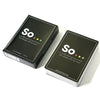 Two boxes of So Cards conversation starter game for deeper discussions, one labeled volume two.