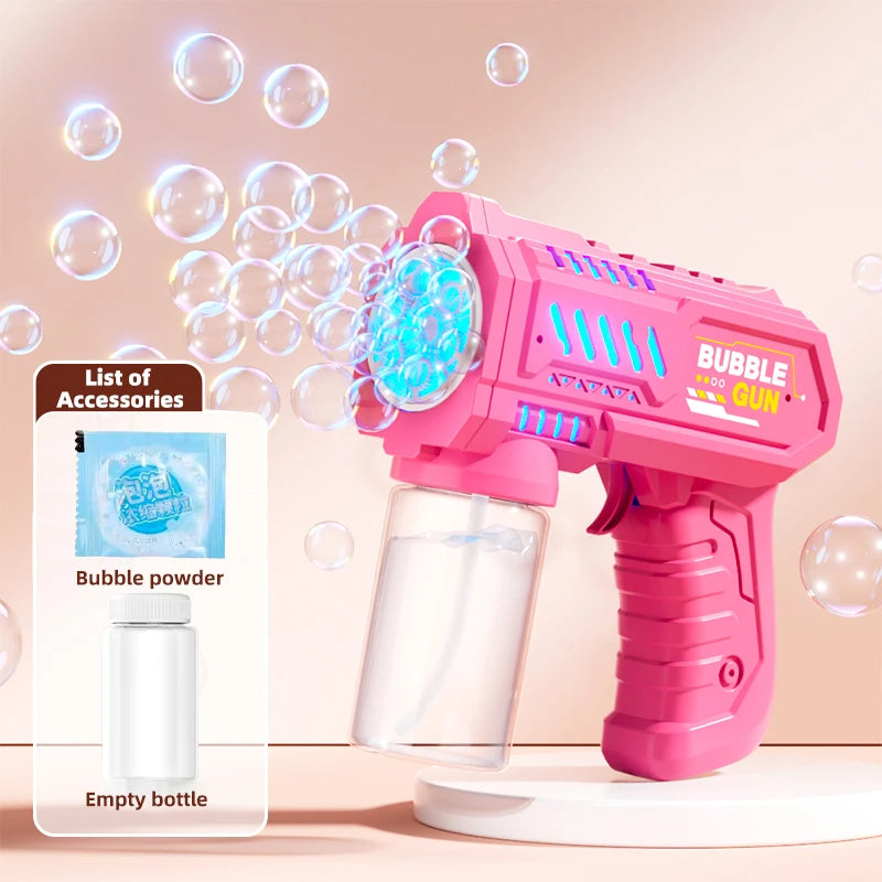 Automatic Bubble Gun with Rocket Launcher