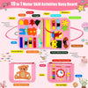 Montessori Sensory Busy Board for Toddlers – Fine Motor Skills & Life Learning Toy