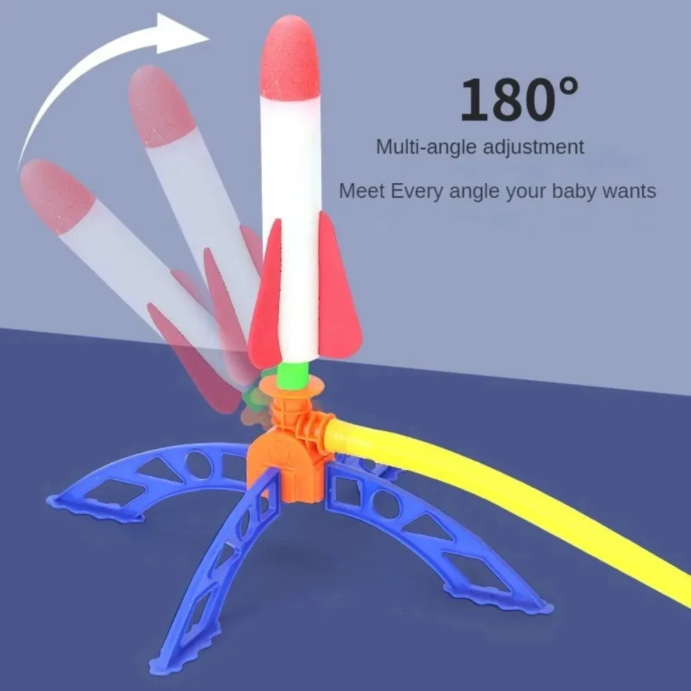 Foot Pump Rocket Launcher Toy