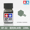 Tamiya XF-22 RLM Grey 10ml bottle of matte acrylic paint for model building