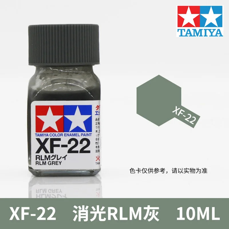 Tamiya XF-22 RLM Grey 10ml bottle of matte acrylic paint for model building