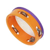 Wooden Handheld Tambourine for Kids with Colorful Cartoon Design