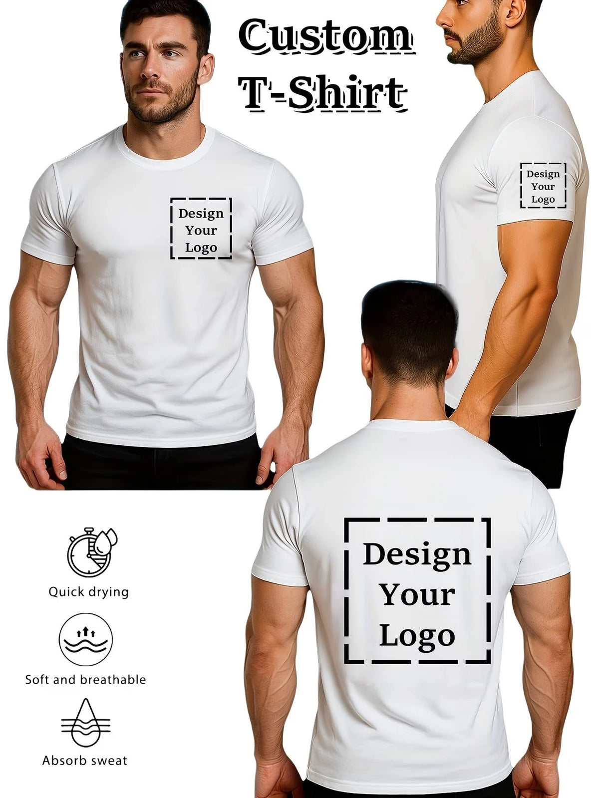Personalized Photo Print T-Shirt