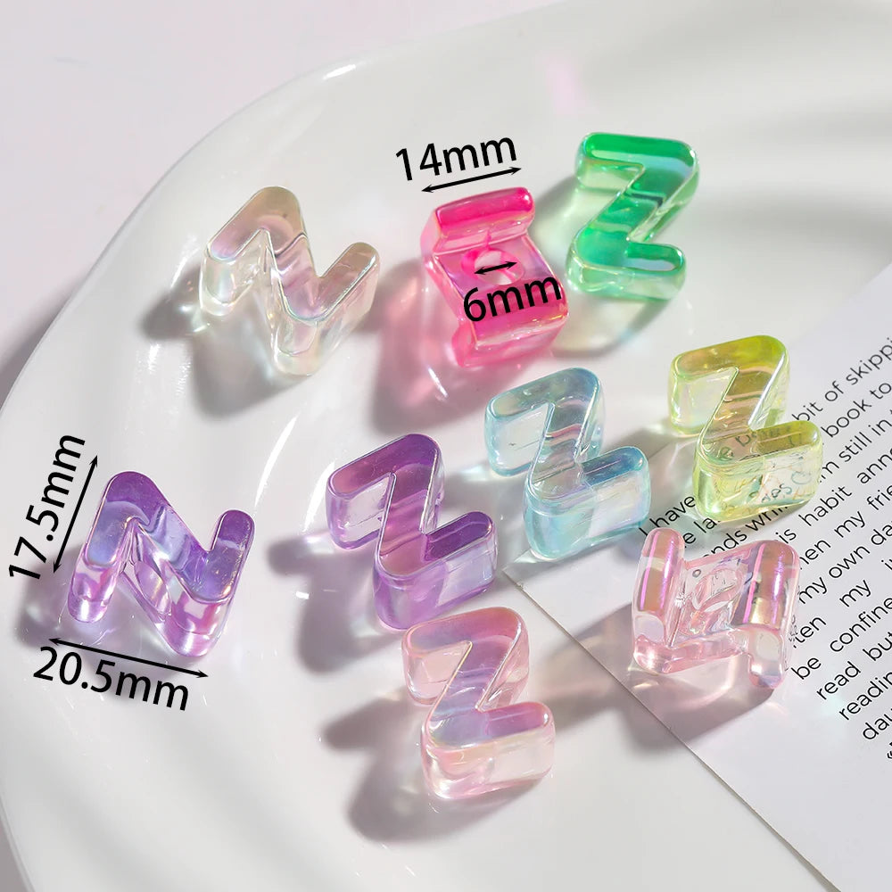 Acrylic Alphabet Beads for Jewelry Making – DIY Craft Kit