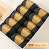 Box of 10 balls of Merino wool yarn labeled 33# weighing 500g
