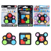 A set of light-up memory games featuring colored buttons and sounds for children.