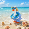 7-Inch Desk Goose Summer Beach Vacation Outfit Set