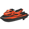 Orange und schwarz High-Speed RC Jetski Boot für aufregenden Wasserspaß
