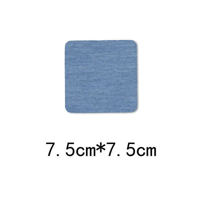 Iron-On Denim Patches for Jeans Repair & DIY Crafts