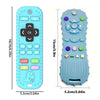 Baby Silicone Teether Toy Shaped Like a Remote Control