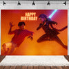 K-Pop Theme Party Backdrop for Birthday Celebrations