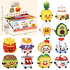 Cute Food Micro Building Blocks – Fruit & Cake Miniature Sets
