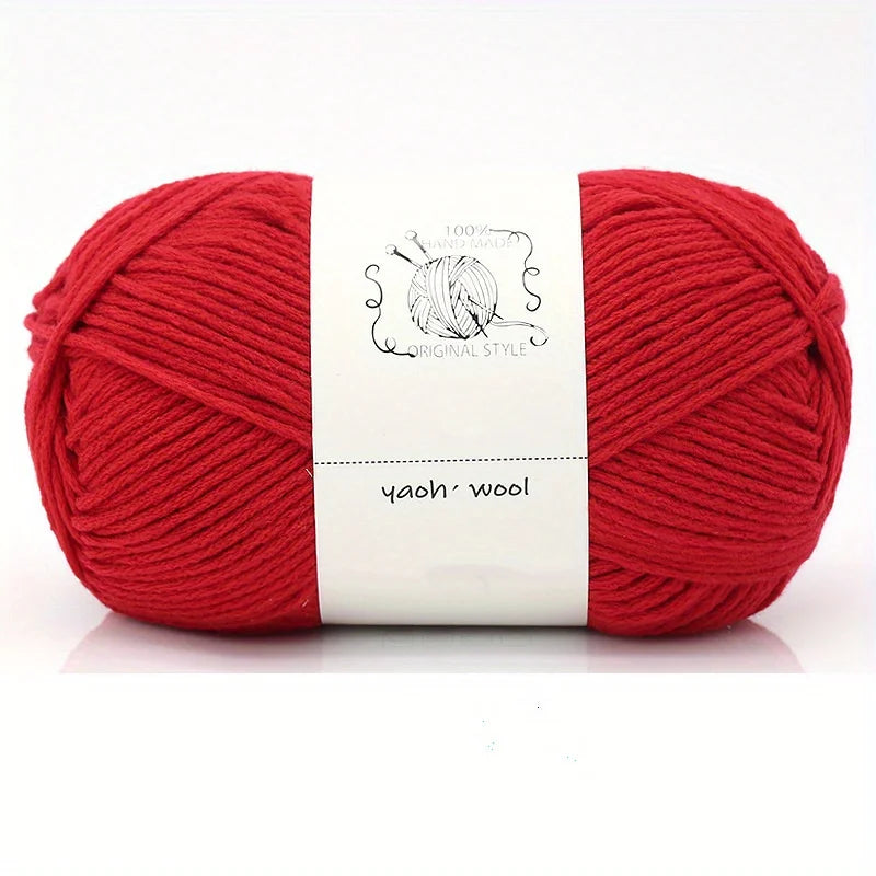 Soft Acrylic Yarn for Knitting & Crochet – 200m Skein