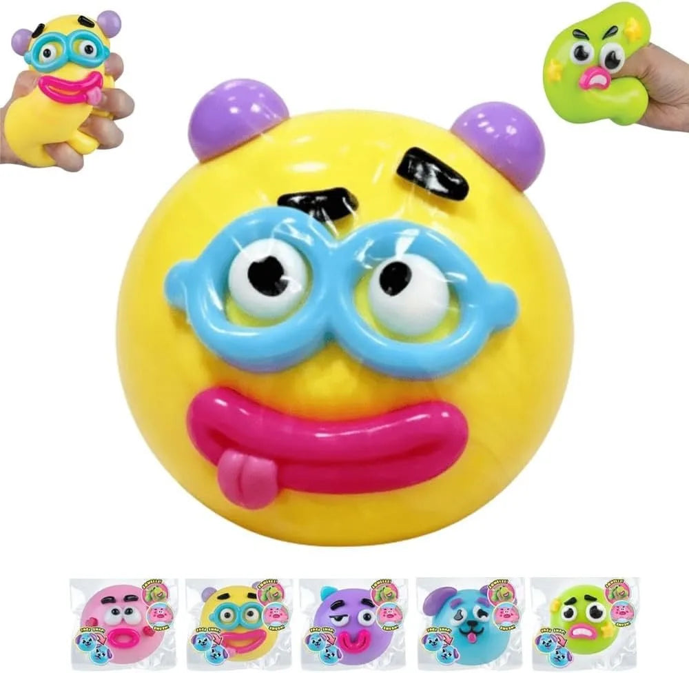 DIY Face-Changing Squeeze Toy – Soft Stress Relief Fidget Ball