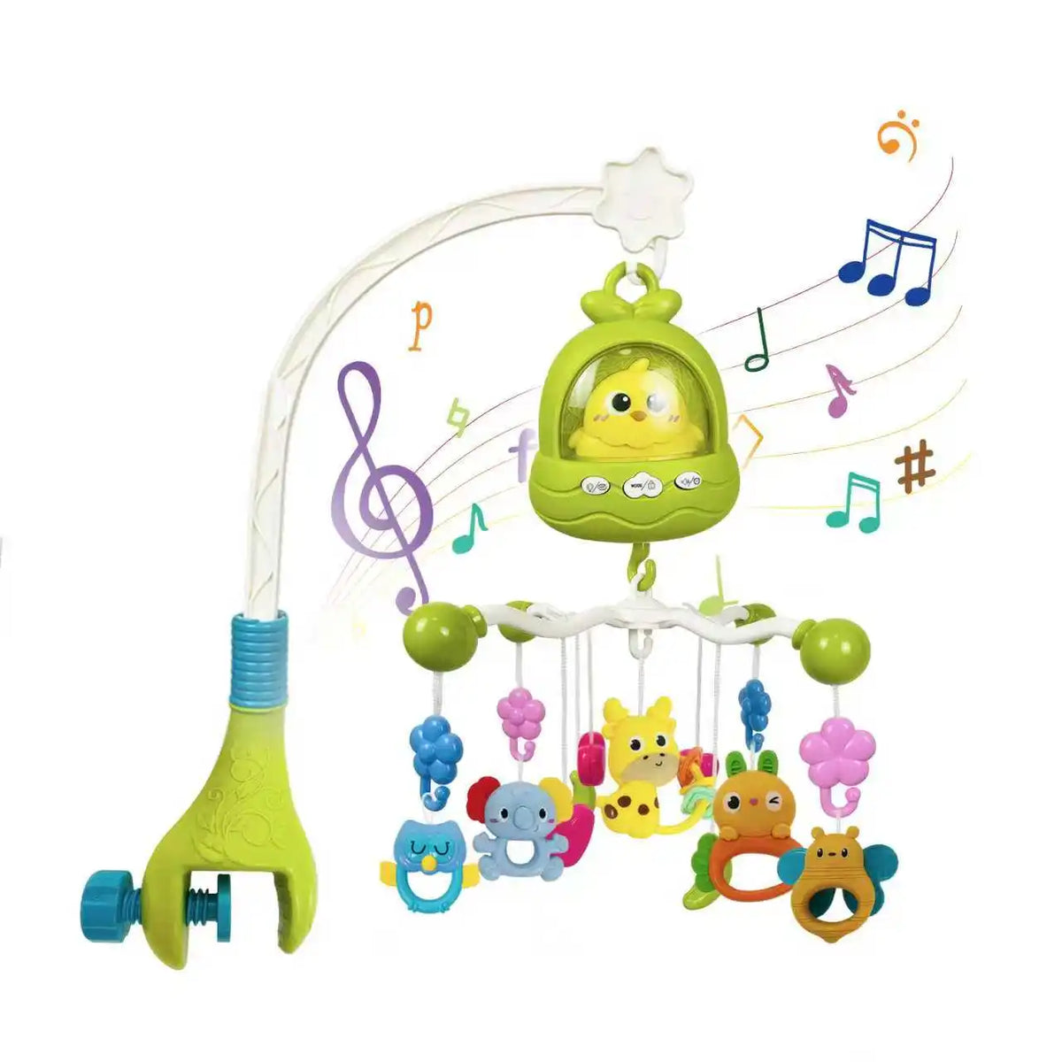 Baby Crib Mobile with Lullabies, Projector & Remote
