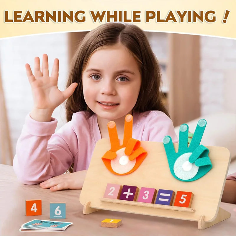 Wooden Counting and Math Activity Set for Toddlers