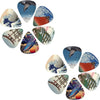 Japanese Culture Themed Guitar Picks Set (12-Pack)