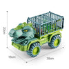Dinosaur Transport Truck Carrier Playset with Tyrannosaurus Rex