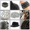 Double-Cap Cone Studs for DIY Punk Fashion