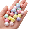 Galaxy Acrylic Beads for Jewelry Making – Round Spacer Beads in Candy Colors