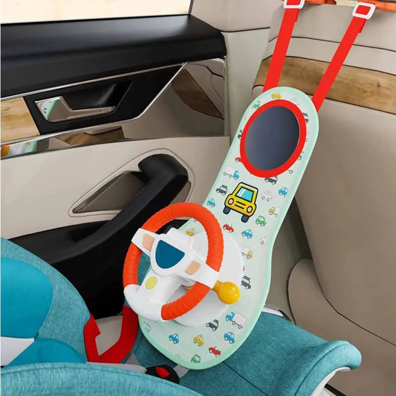 Kids Interactive Steering Wheel Toy with Musical Sounds