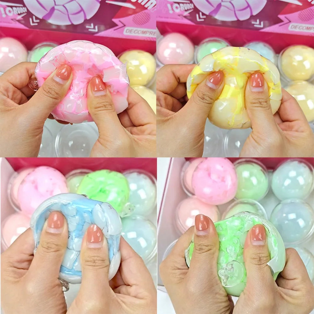Slow Rebound Squishy Stress Balls – Sensory Fidget Toys for Anxiety Relief