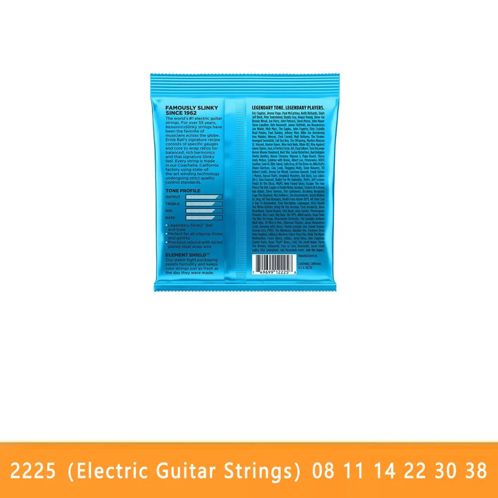 A package of Legendary Tone guitar strings for electric guitars and basses.