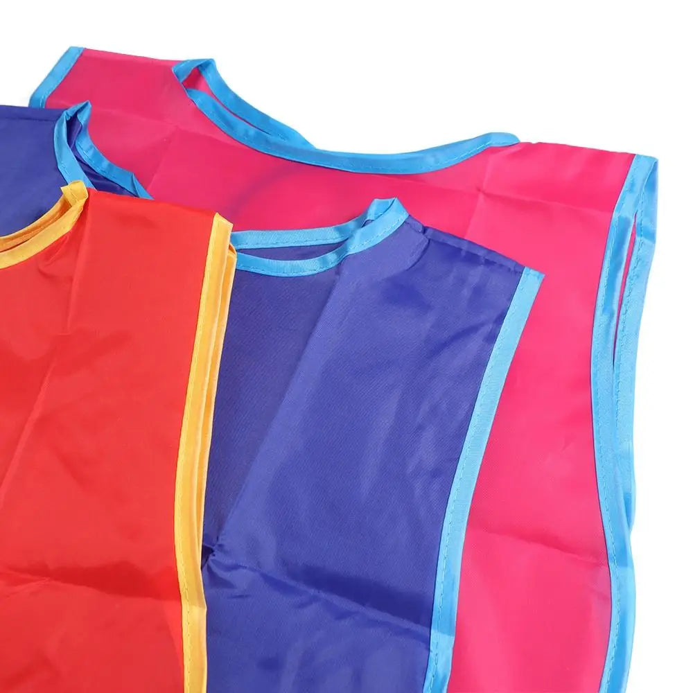 Waterproof Kids Art Smock with Pockets for Painting & Crafts