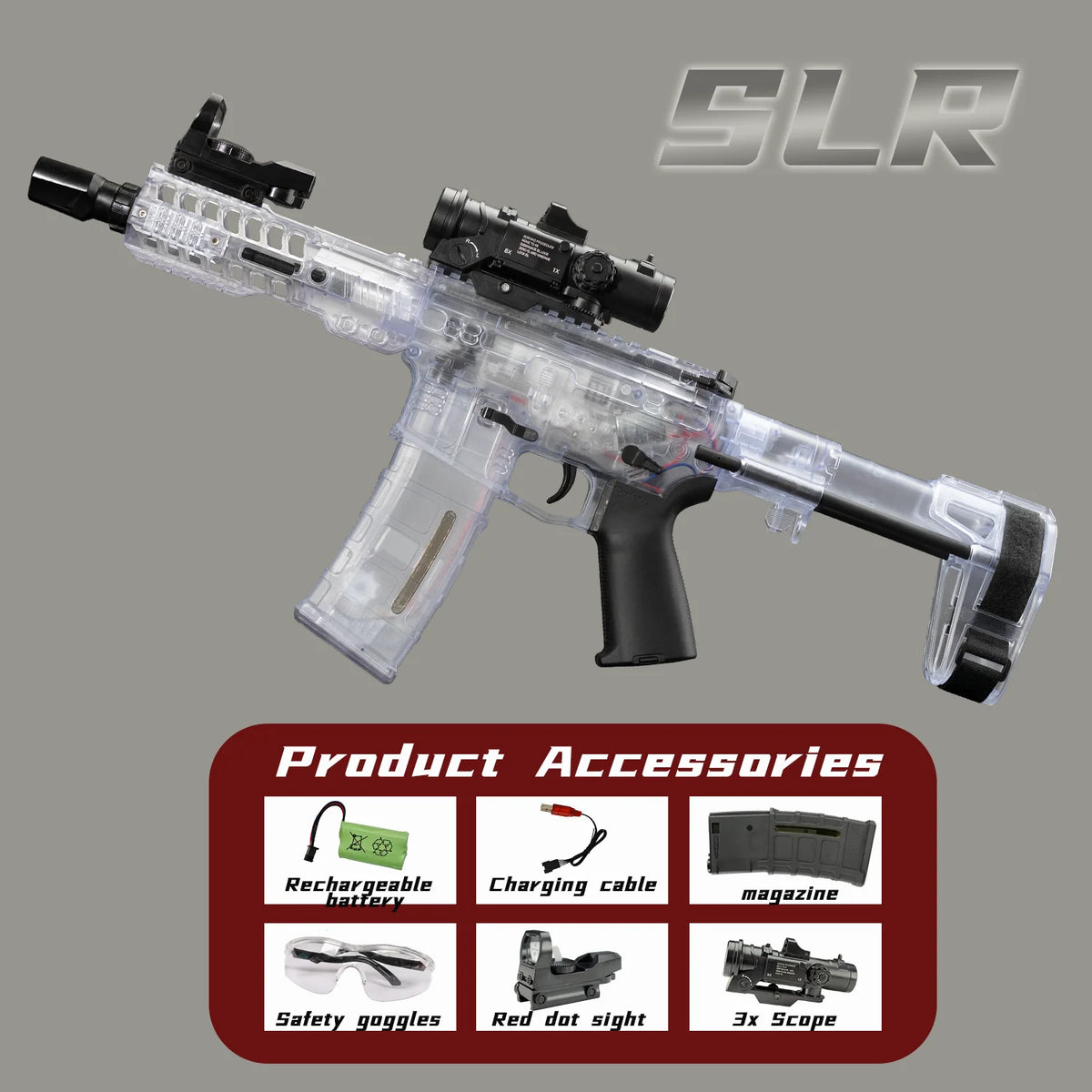 Automatic Electric Gel Ball Blaster for Outdoor Play