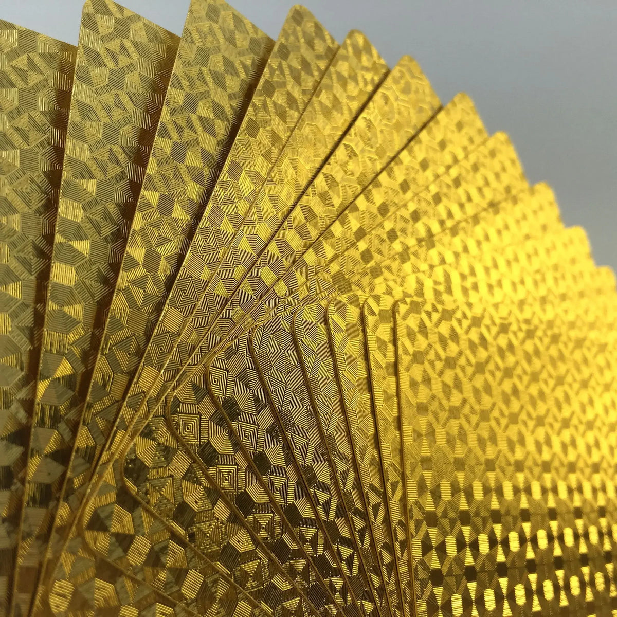 24K Gold Metallic Waterproof Playing Cards