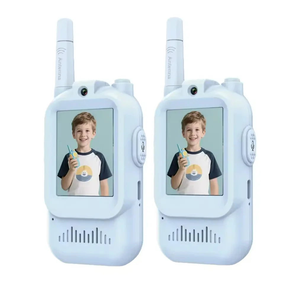 Kids Video Walkie-Talkies – 2-Pack with Rechargeable Battery