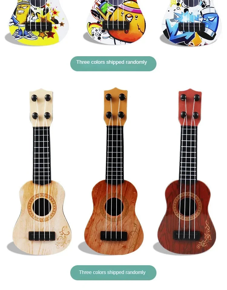 Mini Ukulele Toy for Toddler Musical Learning
