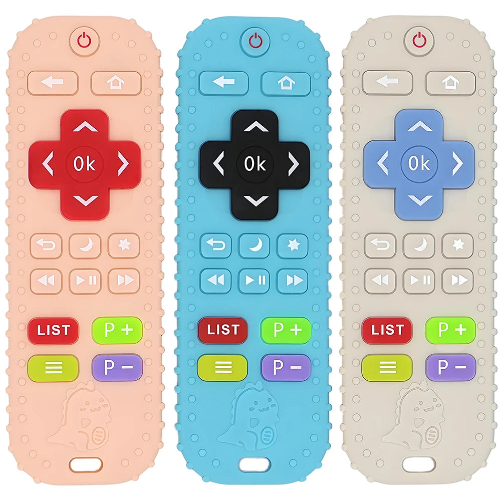 Silicone Teething Remote Control Toy for Babies