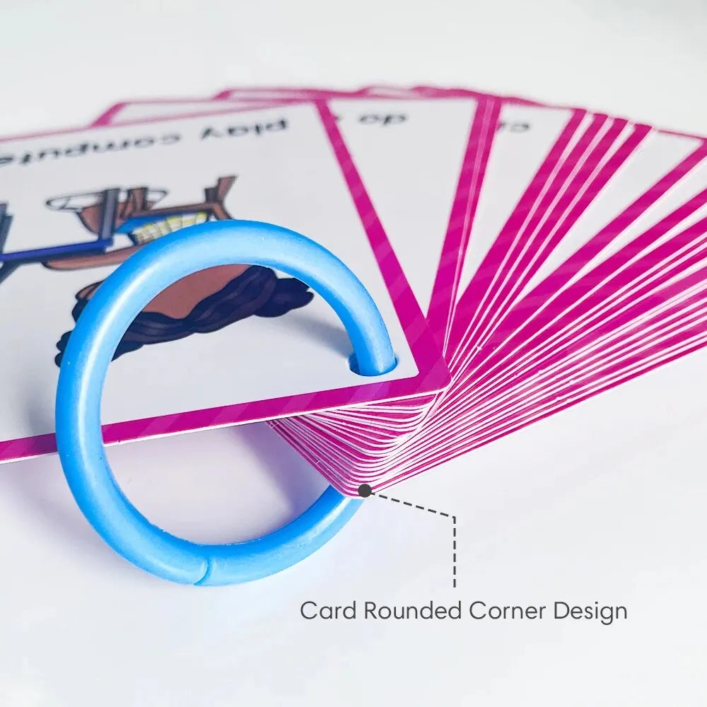 Montessori English Word Learning Cards for Kids