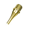 A gold-colored precision diamond painting pen tip with a stainless steel threaded handle.