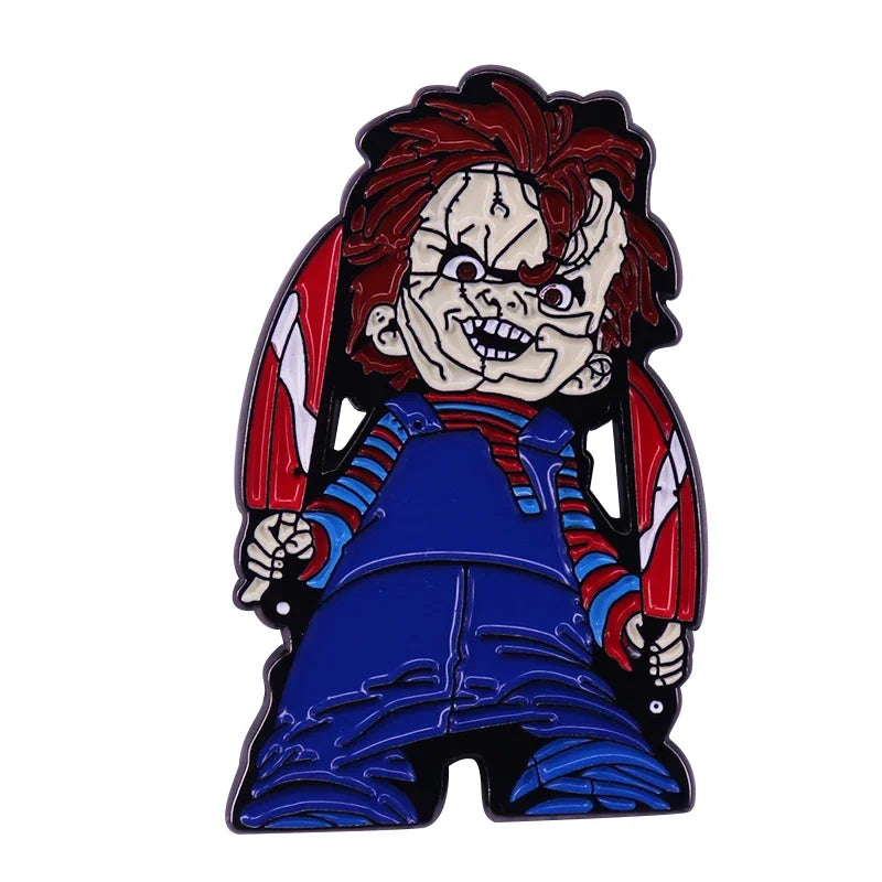 Chucky Horror Movie Enamel Pin