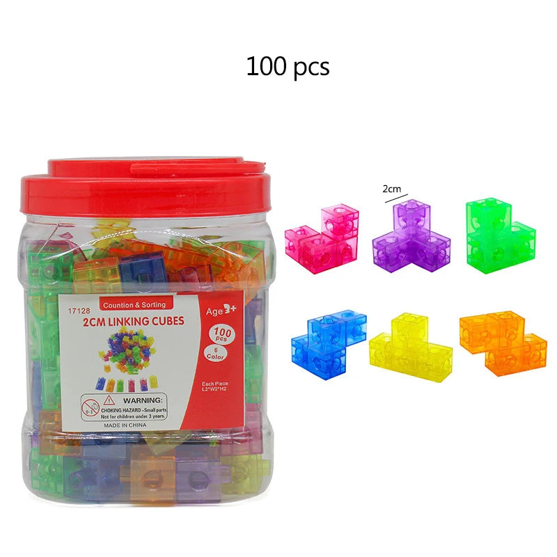 Montessori Light Table Sorting Blocks for Sensory Learning
