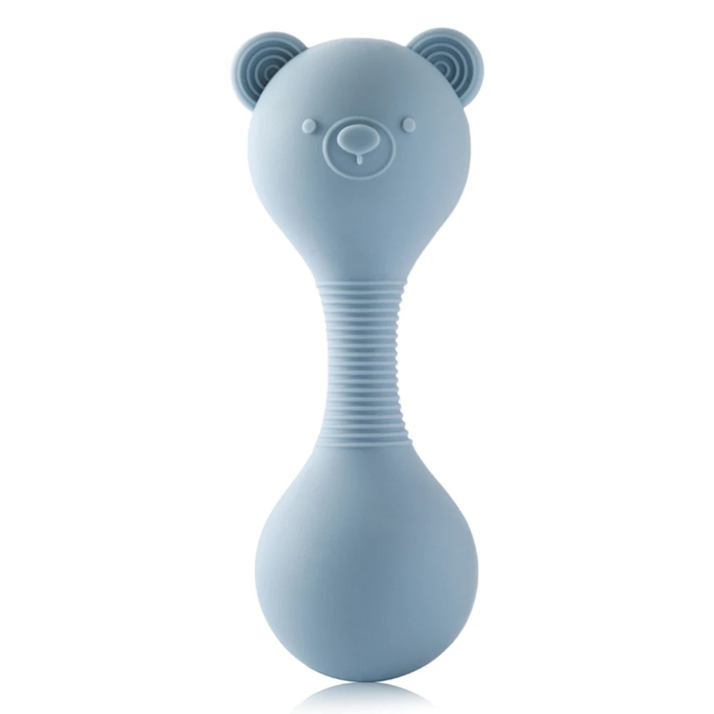 Food-Grade Silicone Rattle Teether for Babies