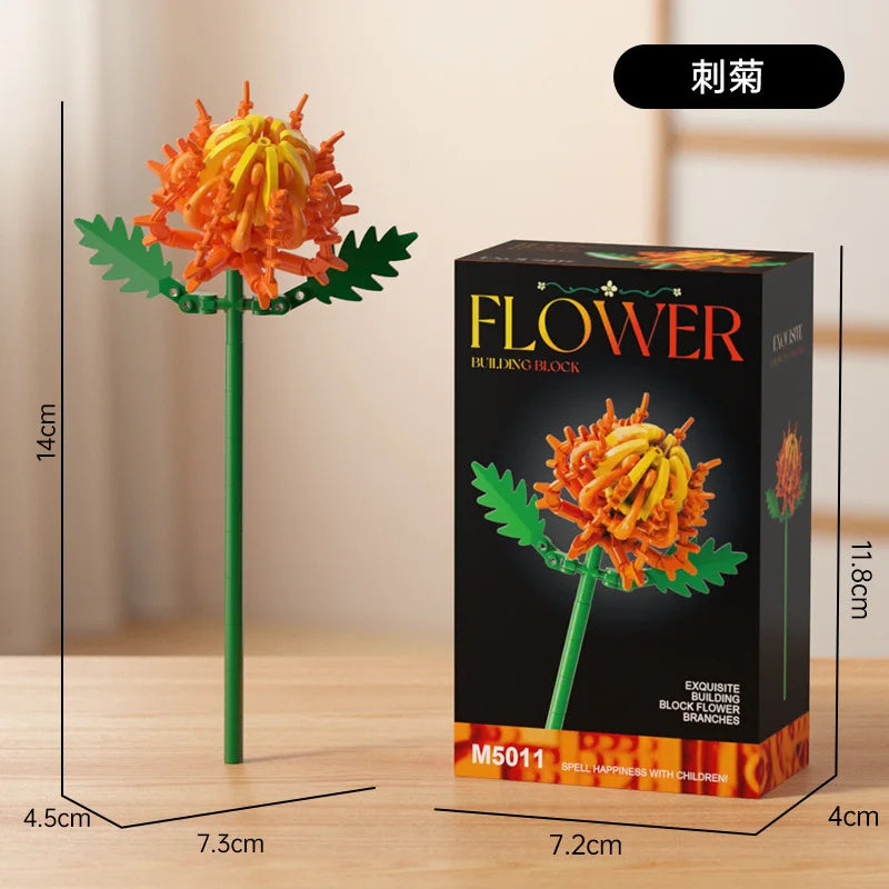 Botanical Blooms Building Block Set
