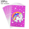 Unicorn Party Activity Kit with Bracelets, Rings, Tattoos, Stickers, and Puzzle