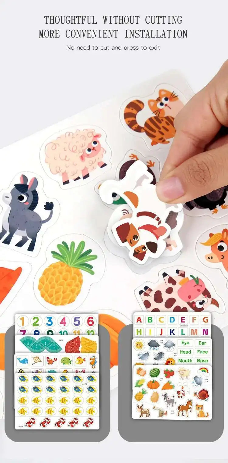 Montessori Quiet Busy Book for Early Learning