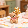 Heart-Shaped Balloon Bear Silicone Mold for Candles & Resin Crafts
