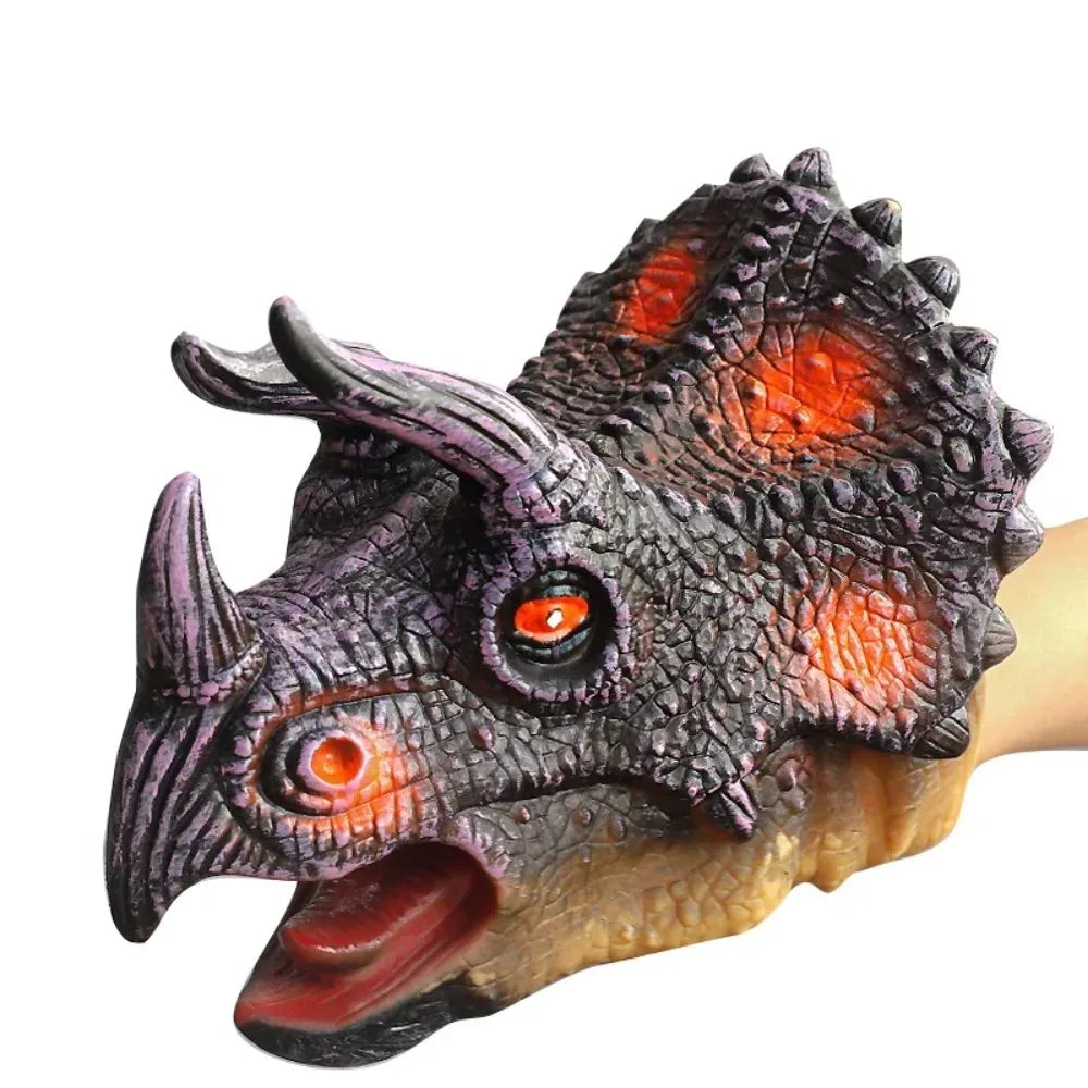 Realistic T-Rex Soft Plush Hand Puppet
